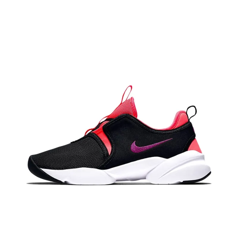 Nike Loden Cushioning Anti-Slip And Wear-Resistant Low-Top Running Shoes Women's Black Pink Purple-0