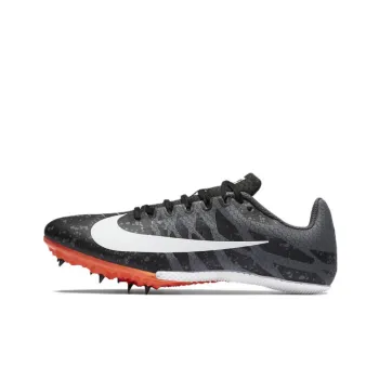 Nike Air Zoom Rival S 9 Spikes 'Paint Splatter Black Iron Grey' Women's