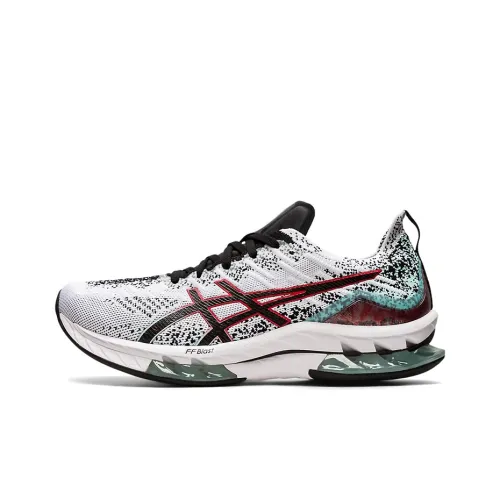 Asics Kinsei Blast White Black Red Aqua