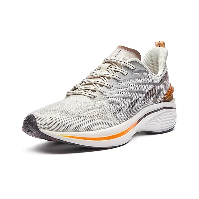 Erke Strange Bullet 3.0 Anti-Slip Wear-Resistant Low-Top Running Shoes Unbleached Yellow-2