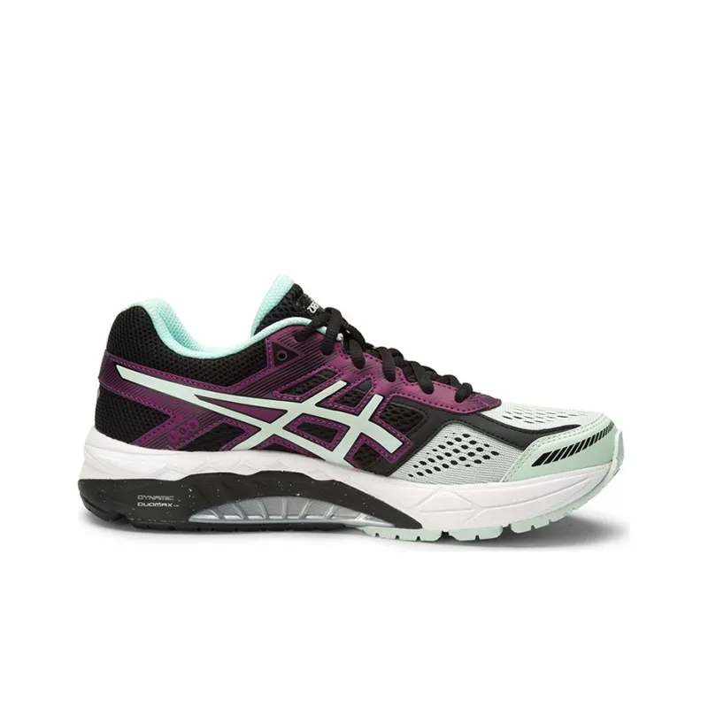 Asics Gel-Foundation 12 Wear-Resistant Low-Top Running Shoes Women's Blue Black-1