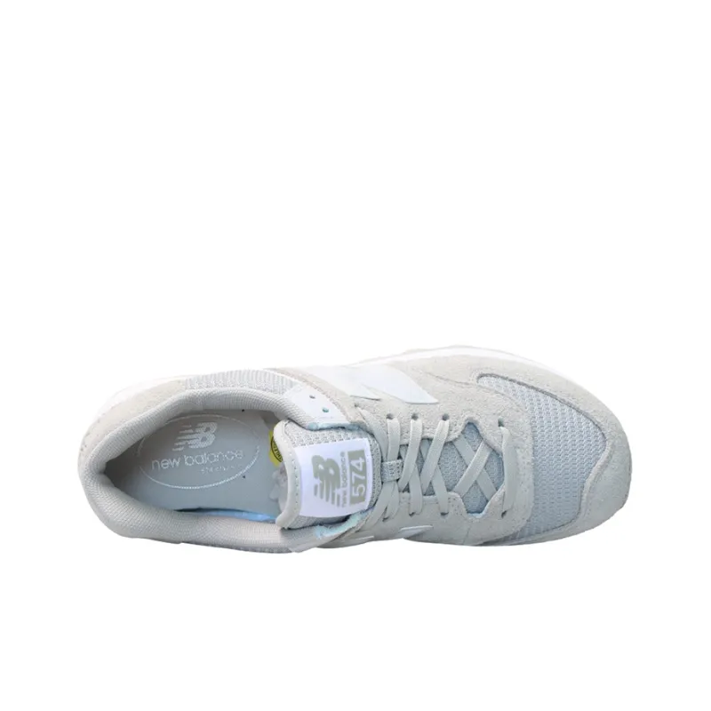 New Balance 574 Light Grey White-2