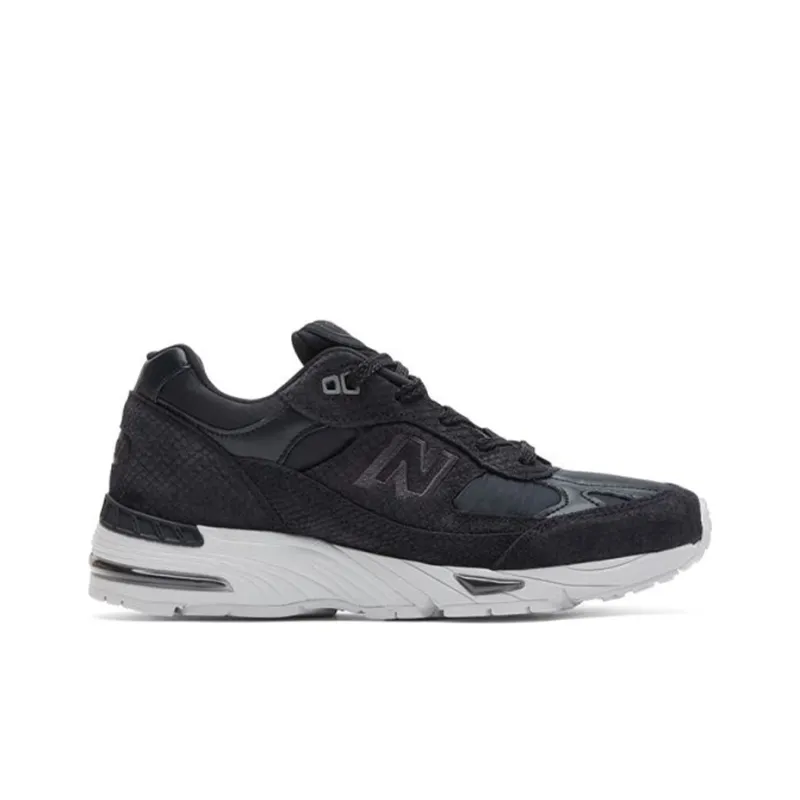 New Balance 991 MiUK Black Reptile Women's-1