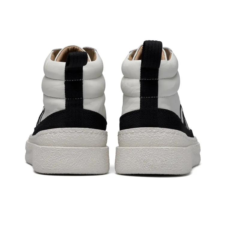 Anthony Miles Skateboard Shoes Men High Top Ecru-4