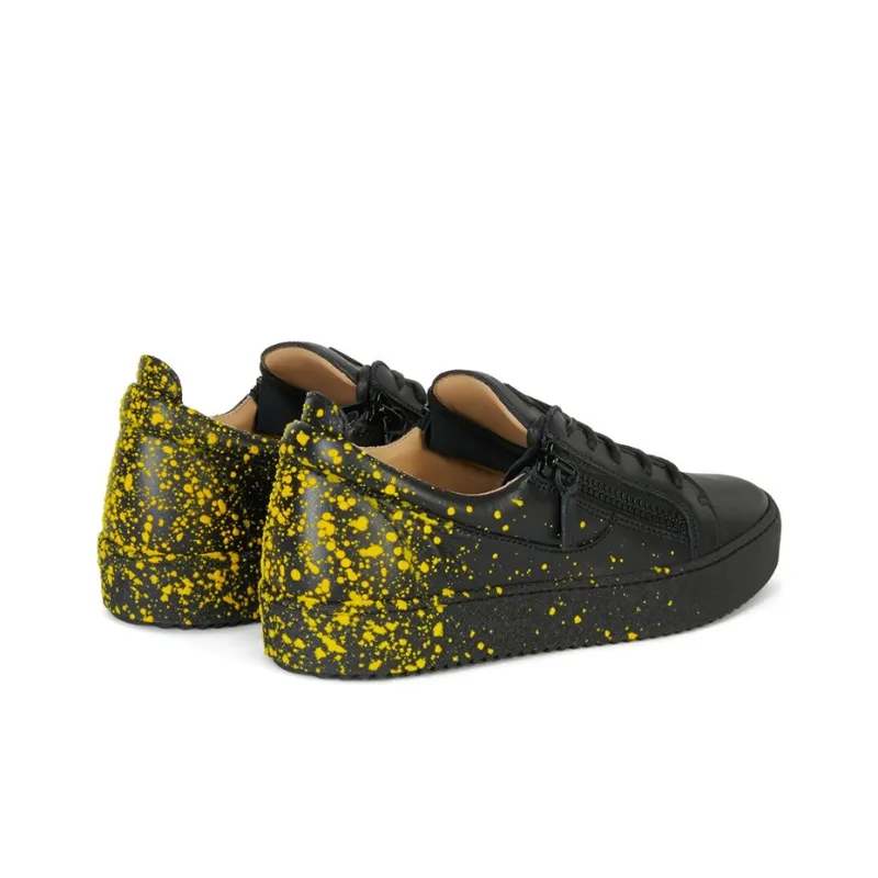 Giuseppe Zanotti/GZ Frankie Low-Top Skateboard Shoes Men's Black-3