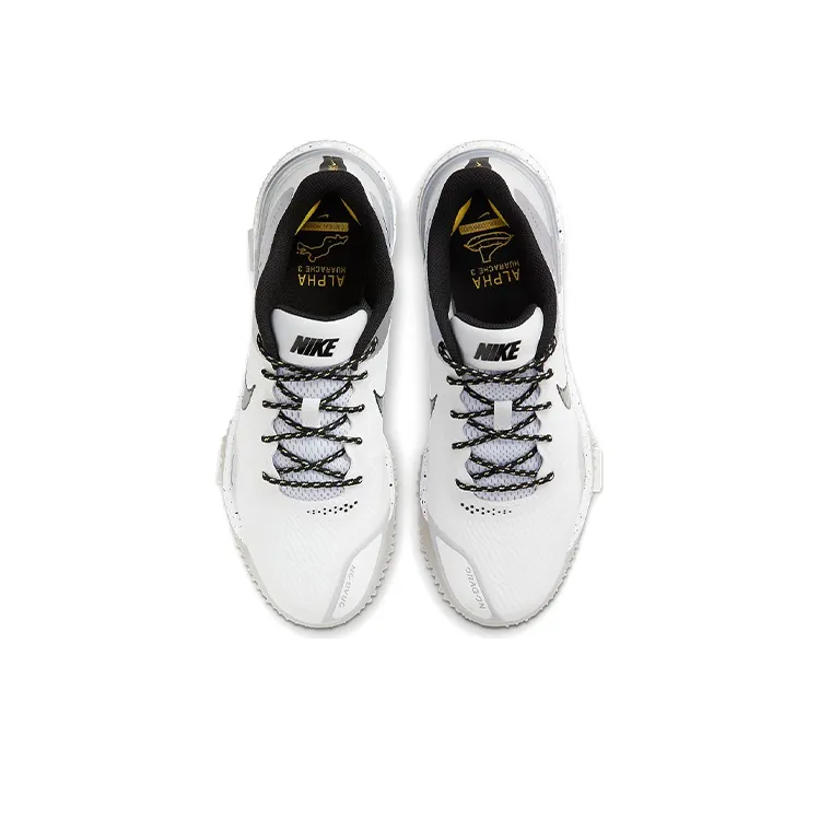 Nike Alpha Huarache Elite 3 Turf 'White Grey Fog'-3