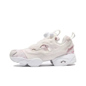 Reebok Instapump Fury FBT Wear-Resistant Low-Top Running Shoes Women's Light Pink
