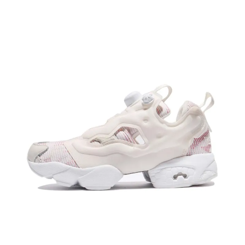 Reebok Instapump Fury FBT Wear-Resistant Low-Top Running Shoes Women's Light Pink-0