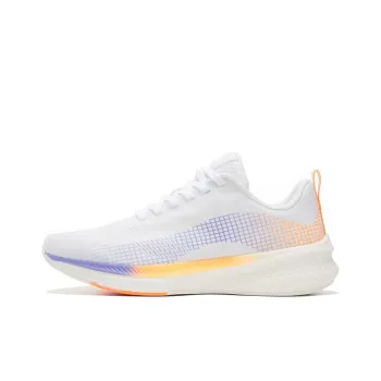 LiNing Red Hare 5 Pro Cushioning Slip Resistant And Abrasion Resistant Low Top Running Shoes Women's Standard White