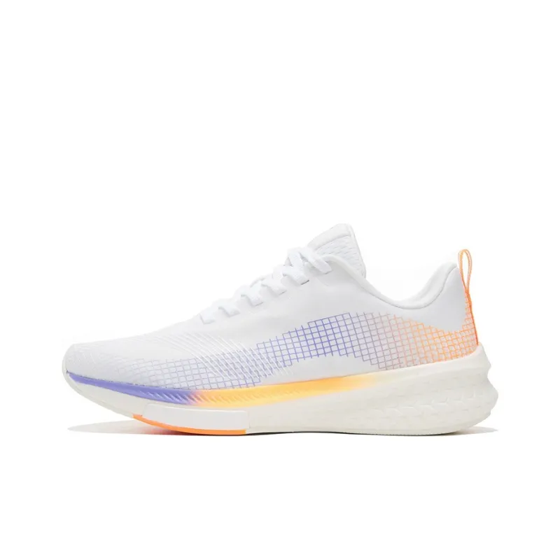 LiNing Red Hare 5 Pro Cushioning Slip Resistant And Abrasion Resistant Low Top Running Shoes Women's Standard White-0