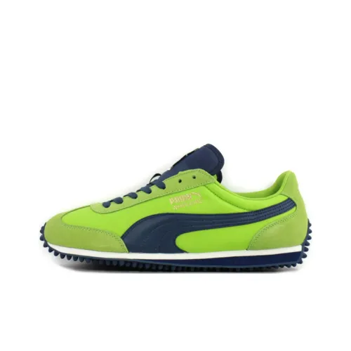 PUMA Whirlwind Classic Running Shoes Men Low-Top Green/Blue