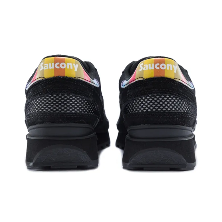 Saucony Shadow Original Running Shoes Women's Low Top Black Orange-3