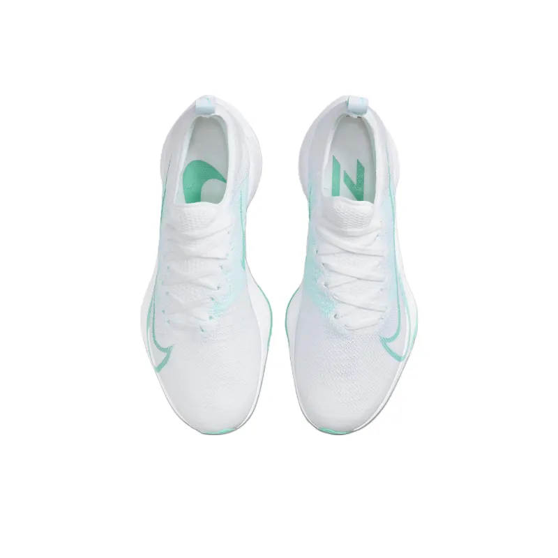Nike Air Zoom Tempo Next% Flyknit White Turquoise Women's-3