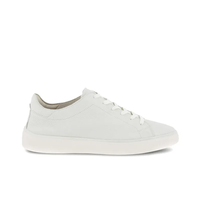 Ecco Street Tray Retro 2.0 Stylish Skateboarding Shoes Men's White-1
