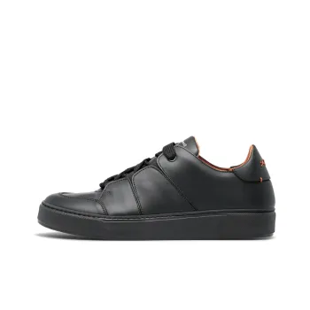 Zegna Tiziano Low Top Stylish Skateboarding Shoes Men's Black