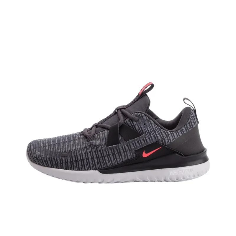 Nike Renew Arena Running Shoes Men Low-Top Black/Gray/Red-0
