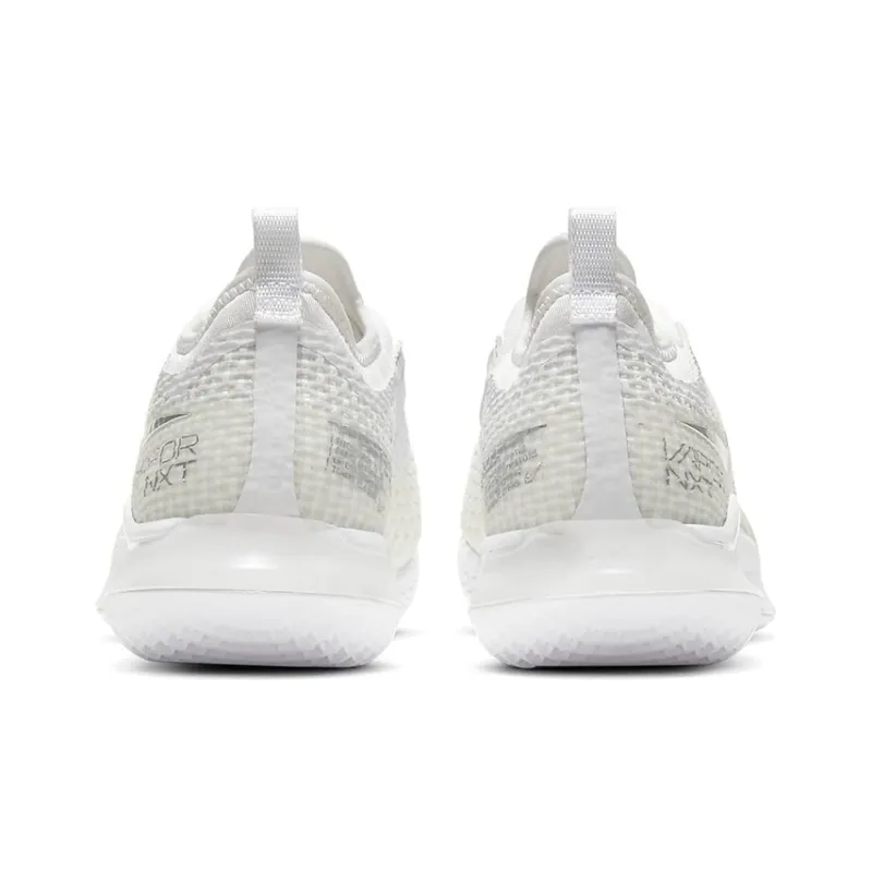 Nike Court React Vapor Nxt Grey Fog Metallic Silver Women's-4