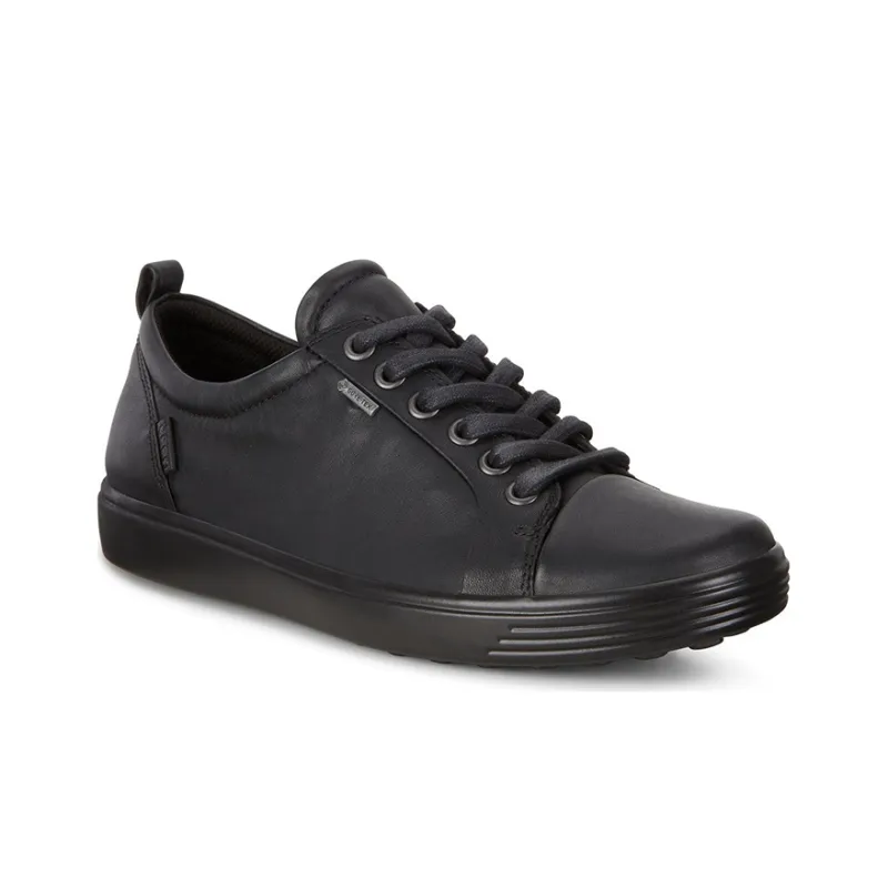Ecco Soft 7 Skateboard Shoes Women's Low Top Black-2