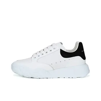 Alexander McQueen Oversized Court Trainer 'White Black'