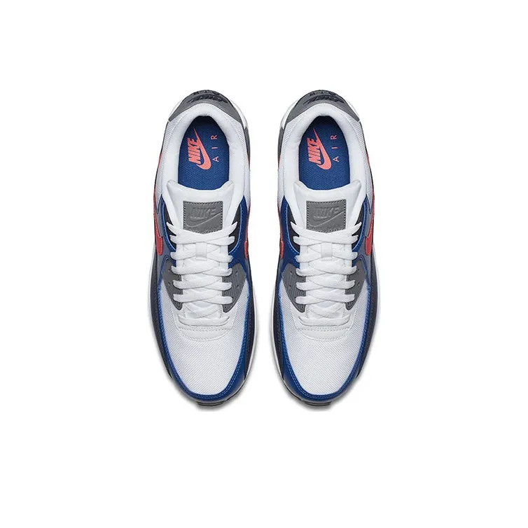 Nike Air Max 90 White Solar Red Obsidian-3