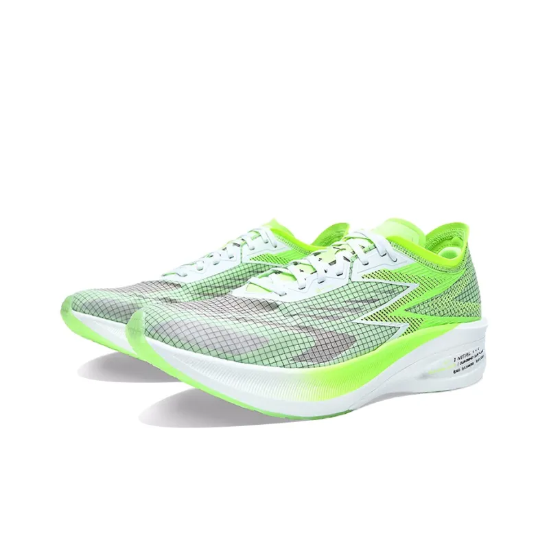 361° Feiran 1 Anti Slip Wear Resistant Low Top Running Shoes Men's White Green-1