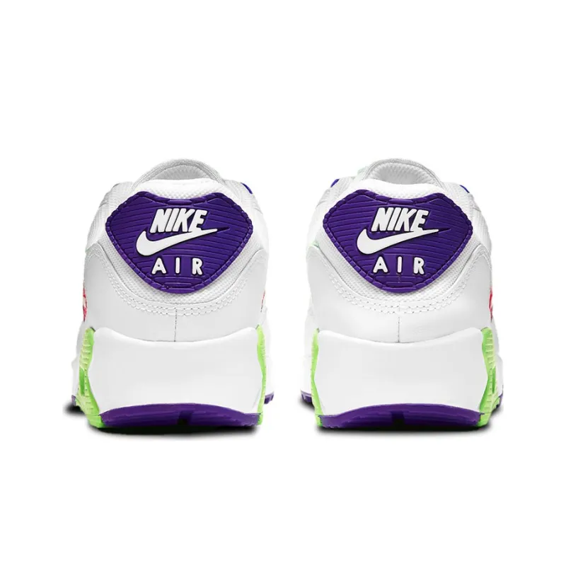Nike Air Max 90 White Neon Women's-4