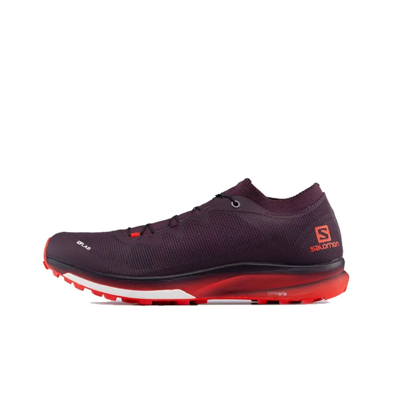 SALOMON S/LAB ULTRA 3 Running Shoes Unisex Low Top Dark Coffee-0