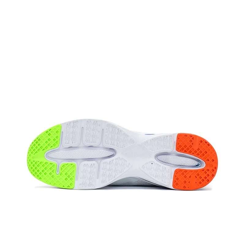 XTEP Cushioning Rotational Technology Breathable Cushioning Low Top Running Shoes Men's White Green-3