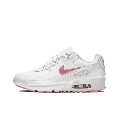 Nike Air Max 90 Running Shoes Women's Low-Top White/Pink