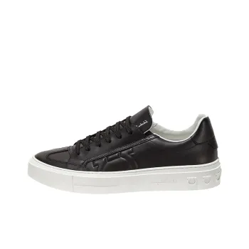 FERRAGAMO Textured Gancio Sneakers