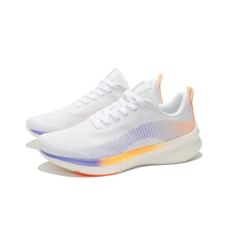 LiNing Red Hare 5 Pro Cushioning Slip Resistant And Abrasion Resistant Low Top Running Shoes Women's Standard White-2