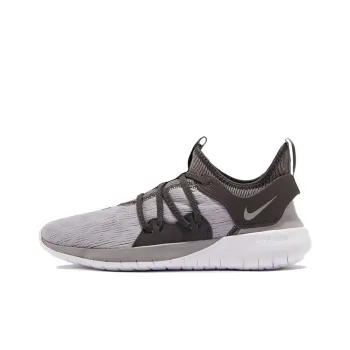 Nike Flex Contact 3 Cushioned Anti-Slip And Wear-Resistant Lightweight Low-Top Casual Running Shoes Men's Gray Black