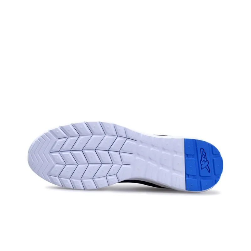 XTEP Shock Absorbers Slip Resistant, Abrasion Resistant, Lightweight Low Top Running Shoes Men's Blue-2