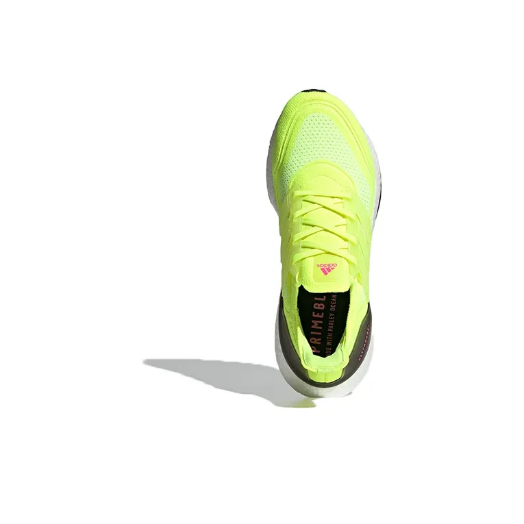 Adidas Ultra Boost 21 Solar Yellow Pink-4
