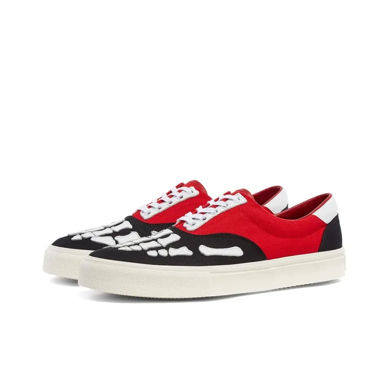 AMIRI Skel Toe Lace Up 'Black Red'-2
