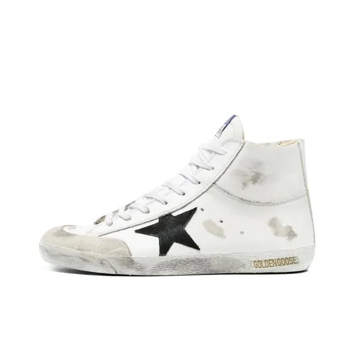 Golden Goose Super-Star Skateboard Shoes Men Mid-Top White