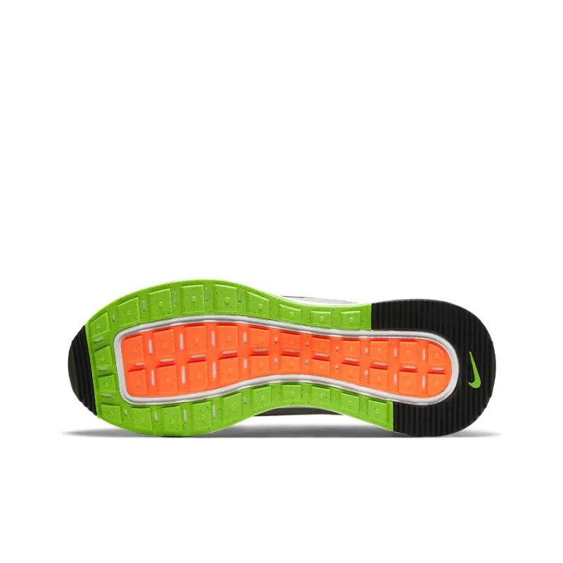 Nike Reposto Running Shoes Men Low-Top Gray/Green/Orange-3
