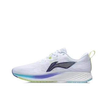 LiNing Red Hare 4 Shock Absorbers Rebound Low Top Light Foam Running Shoes Men's Blue White Yellow