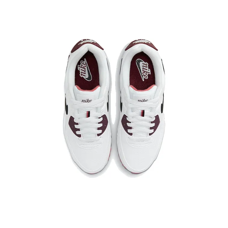 Nike Air Max 90 White Dark Beetroot Women's-2