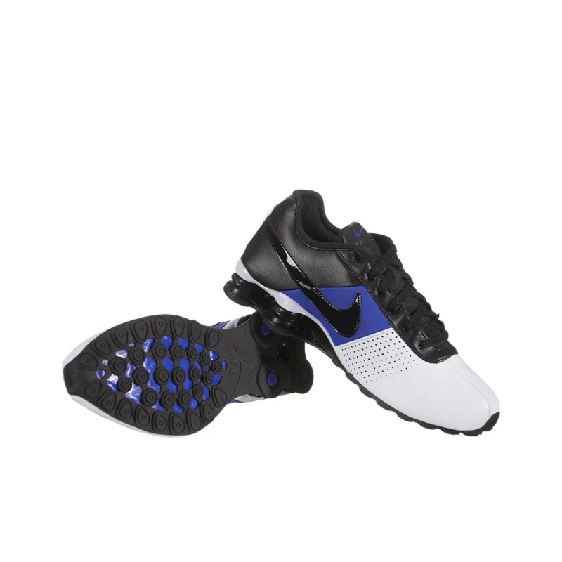 Nike Shox Deliver Coverage Breathable Slip Resistant Cushioning Wear Resistant Low Top Running Shoes Men's Blue Black-2