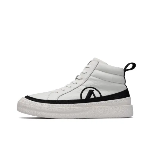 Anthony Miles Skateboard Shoes Men High-Top Off White