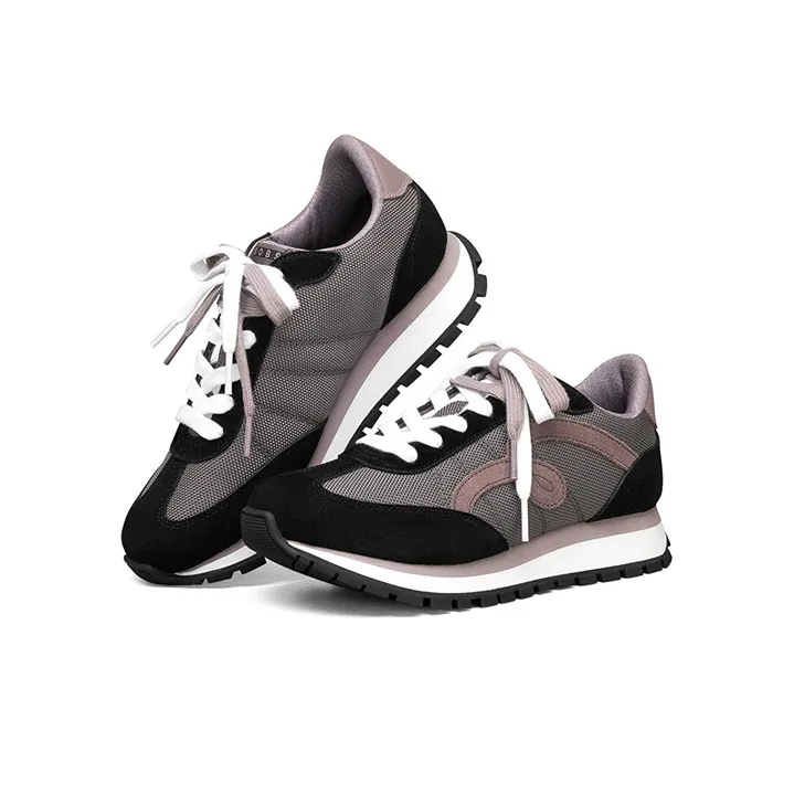 Skechers Bob's Shock Absorbers Slip Resistant, Abrasion Resistant, Breathable Low Top Running Shoes Women's Black Pink-2