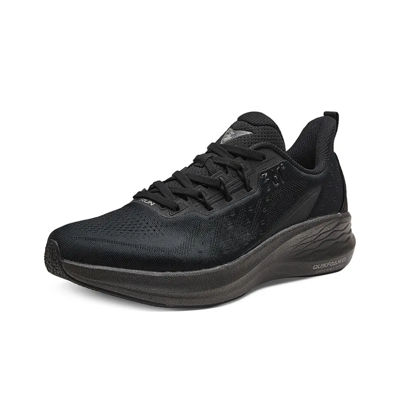 361° Flying Wing 2.0pro Wear Resistant Slip Resistant Low Top Running Shoes Men's Obsidian Black-2