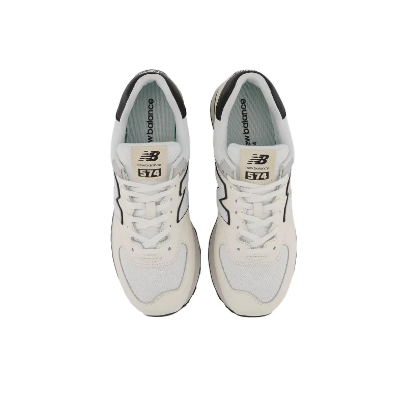 New Balance 574 White Black-2