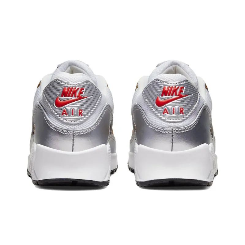 Nike Air Max 90 Se White Metallic Gold Women's-4