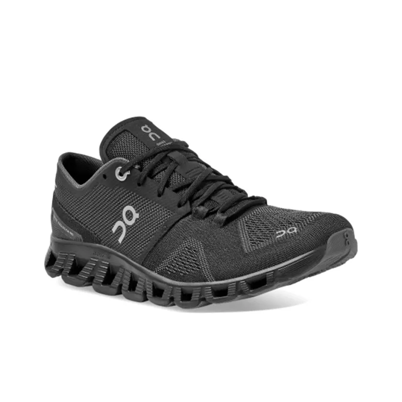 On Running Cloud X Black Asphalt Grey Women's-2
