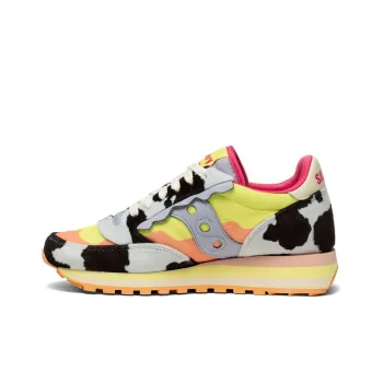 Saucony Jazz Triple Low-Top Running Shoes Women's Yellow Black Orange Standard M