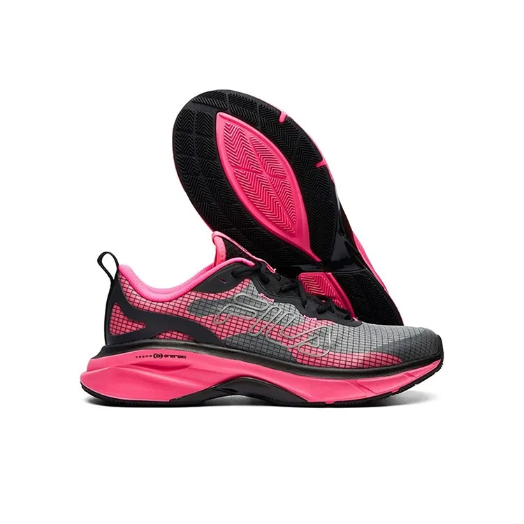 FILA Athletics Low Top Black/Pink Women's-5