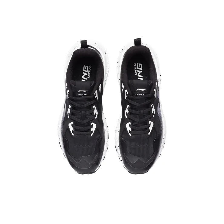 LiNing Cloud Shield Rebound Cushioning Low Top Running Shoes Women's Black-3