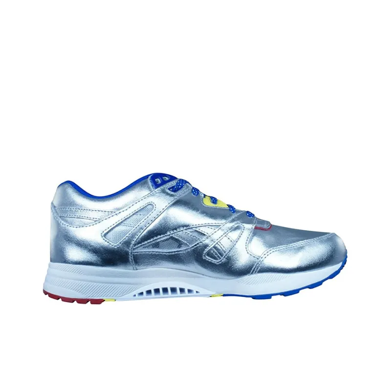 Reebok Cushioning Anti Slip And Wear Resistant Low Top Running Shoes Men's Silver Blue Red-1